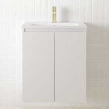 Jane Express 600mm Polar White Single Vanity with Basin